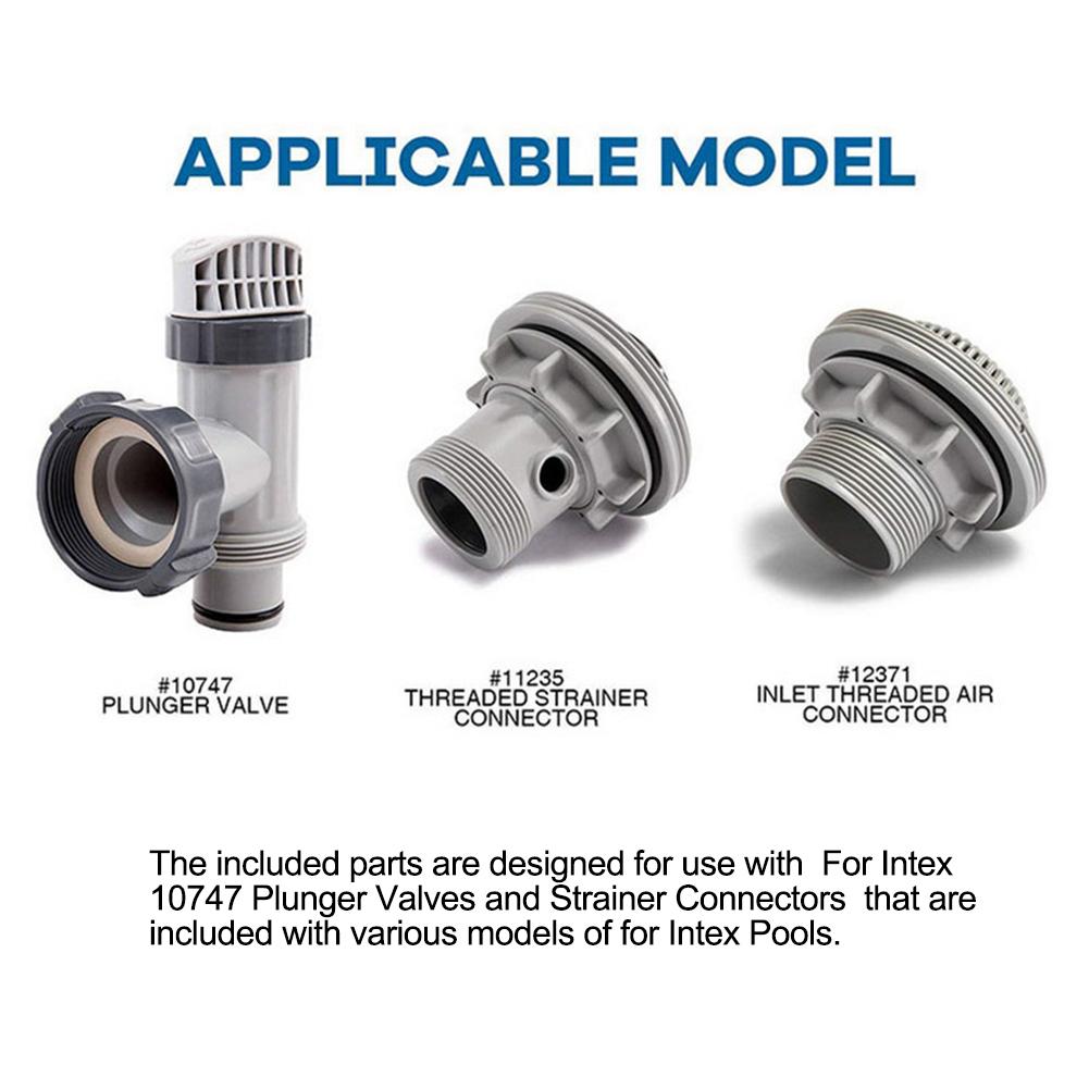 Replacement Part 10255 Rubber Washer Seal 2pcs Flat Strainer For Intex