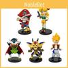 Anime Ball Dragon Pvc Q Version Saiyan Goku Model With Pirate Design Costume