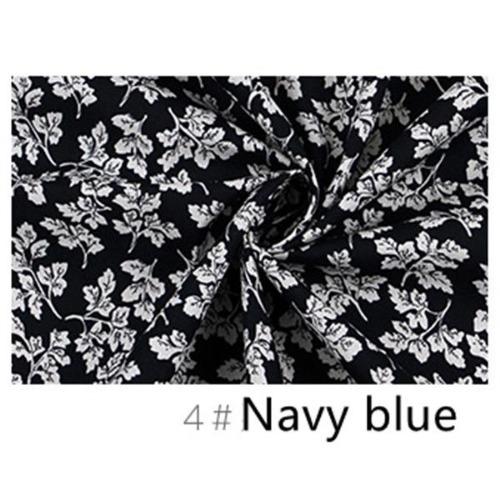 

Новая хлопчатобумажная ткань с принтом, тканая платьевая ткань с принтом тай-дай, весенне-летняя ткань для камзола, рубашки, шляпы 1M темно-синий