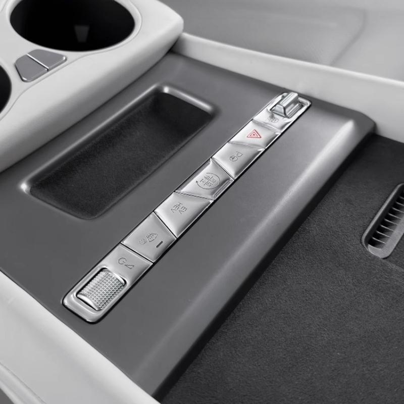 For BYD Yuan Up Pro 2024 2025 Central Control Panel Button Sticker Drop Glue Button Protection Interior Decor Accessories