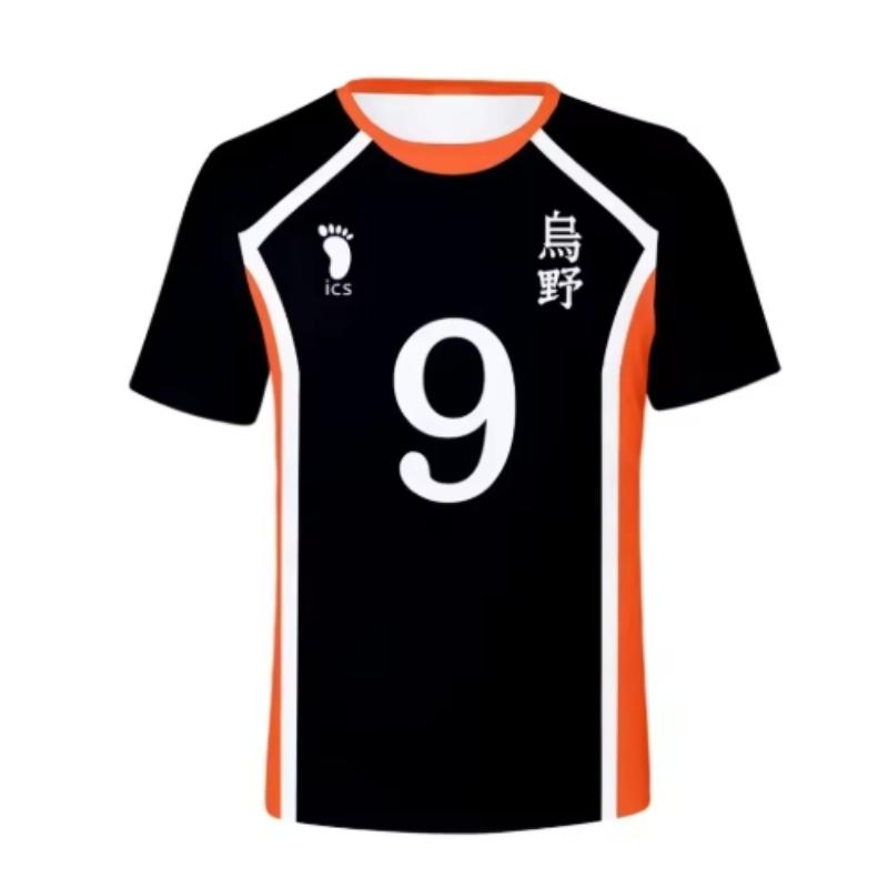 Summer Haikyuu Short Sleeve Tops Men 3D T-shirt Volleyball Team Uniform Training Clothes Women Tshirt Casual Printing T Shirt Oversized