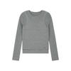 ELLE KIDS Girls' Faux Two-Piece Round Neck Knit Sweater