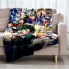 My Hero Academia Theme Printed Blanket - Perfect for Couch, Bed, Travel & Outdoor Use | Machine Washable, Cozy & Durable.