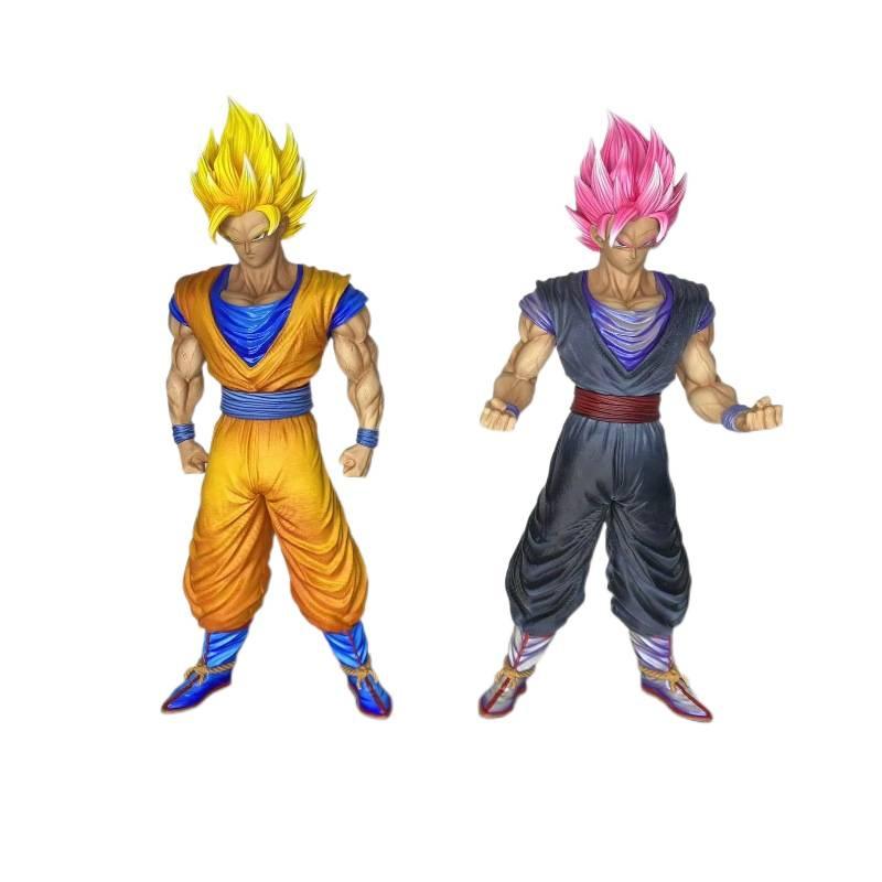 Dragon Ball Surrounding JT Star Track Super Two Wukong Figure, Super Saiyan Statue Model Doll Tide Play Ornament