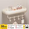 Bathroom Wall Storage Shelf With No Holes Required Design For Home Organization