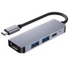 7-in-1 Multi-Port Type-C Expansion Dock with 4K HDMI Projector and Hub