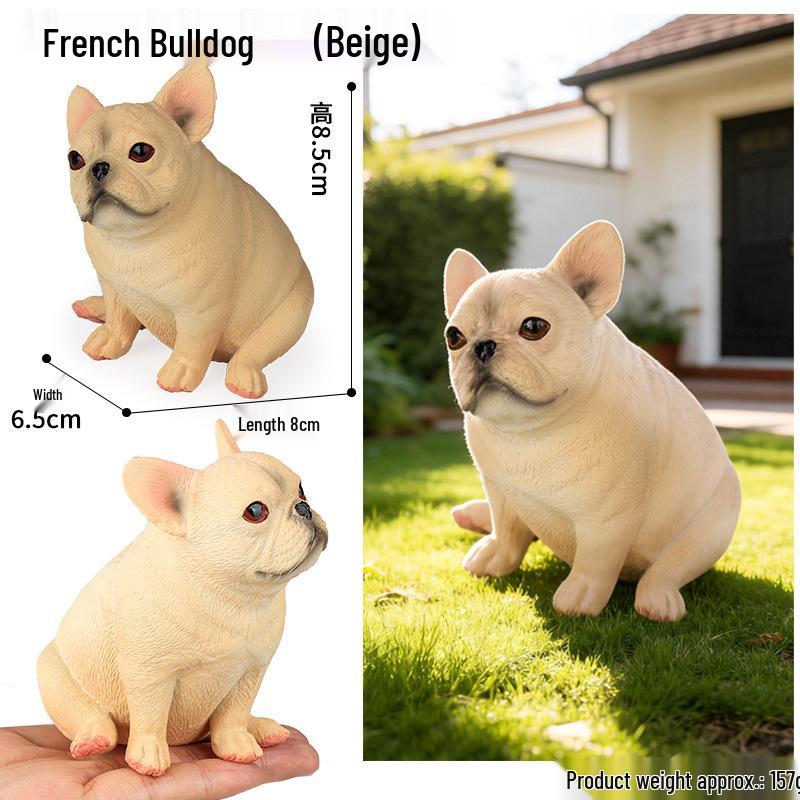 Cross-Border Animal Dog Model Toy: French Bulldog, Labrador, Shiba Inu, Corgi