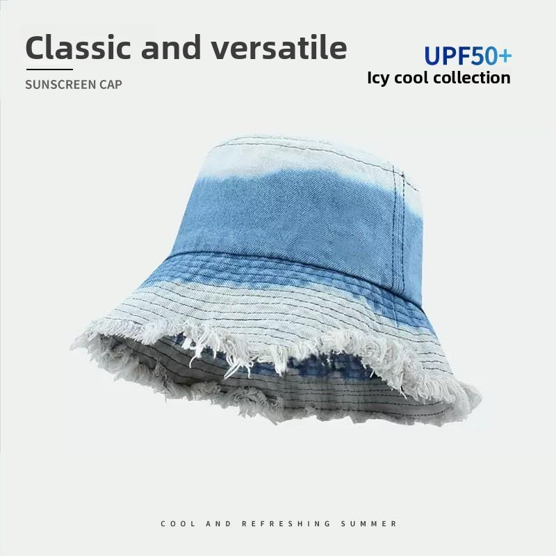 Classic Wide Brim Fisherman Hat With Sun Shield And Vintage Finish For Daily Casual Use