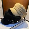 Travel Gatsby Cap Ladies Flat Top Korean Style Duck Tongue Cap Sailor Hat Star Beret Newsboy Hat