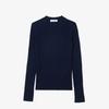 [Lacoste] Women's Slim Fit Rib-Knit Crew Neck Sweater AF2576-54N166