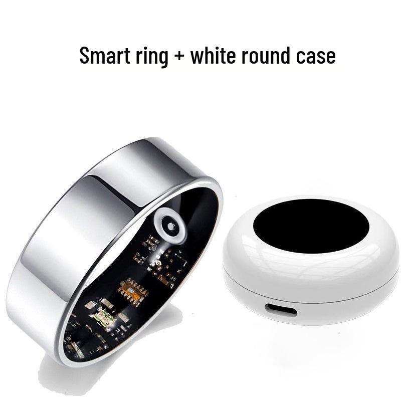 Smart Ring: Heart Rate, Blood Oxygen, Sleep & Stress Monitor with Remote Camera Control & Waterproof Design
