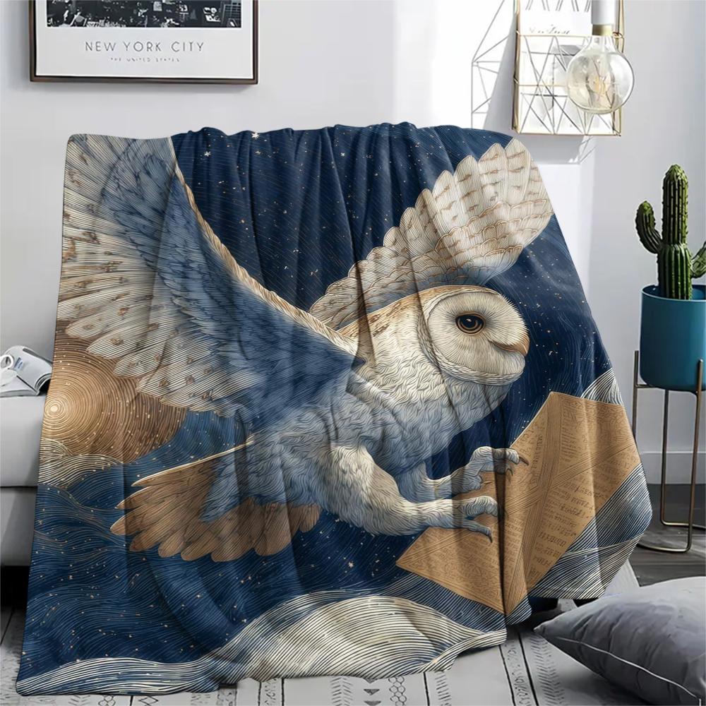 1 Peça Manta de Flanela com Estampa de Desenho Animado, Alta Qualidade Confortável para Todas as Estações, Decoração de Casa, Calor e Conforto, Perfeita para Presente de Natal Aniversário