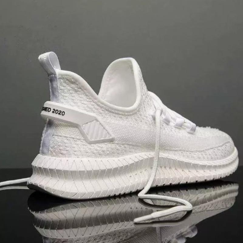 Spring, summer and autumn new young men's trendy sports shoes casual running cloth shoes men's trendy cloth shoes