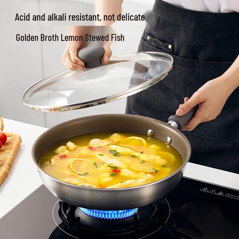 COOKER KING 28cm Titanium Coated Frying Pan