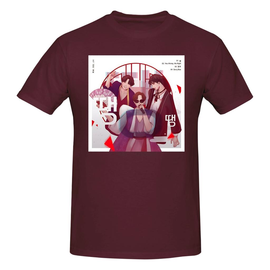 Piece Album Cover Funny Graphic Cotton TShirt Ddaeng Kpop Army Tees Tops For Unisex