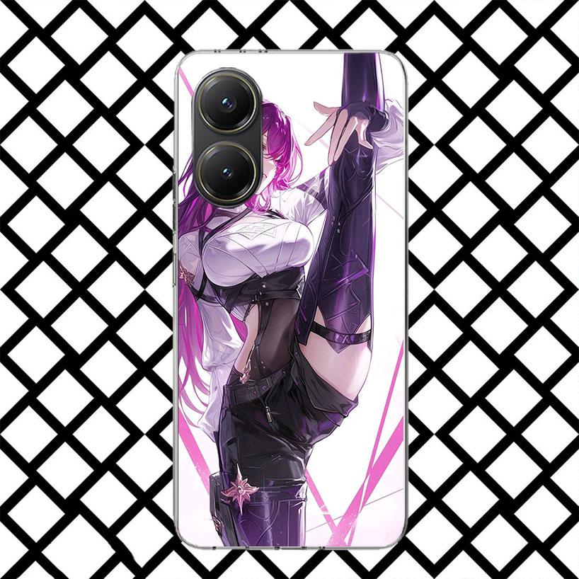 Honkai Star Rail Kafka Phone Case for Xiaomi Poco F7 Ultra X7 X6 X5 Pro X4 Gt M8 M7 Redmi 15 15C 13 13C 12 12C Soft Cover Fundas