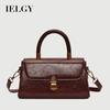Retro Autumn Winter All-Match Fashion Simple Shoulder Messenger Bag Women's Portable Small Square Bag