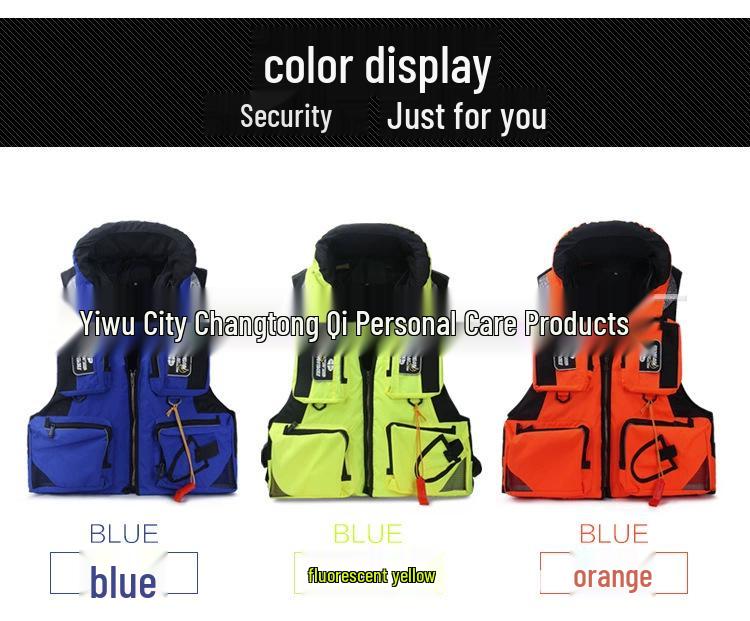 Protackle Multi-Pocket Detachable High Buoyancy Fishing Vest for Adults