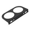 2 Hole Gauge Panel Gauge 2‑1 16 Inch 52MM Universal Metal Car Meter Mount Instrument Panel