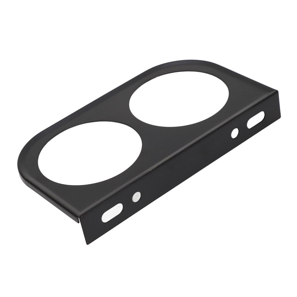 2 Hole Gauge Panel Gauge 2‑1 16 Inch 52MM Universal Metal Car Meter Mount Instrument Panel