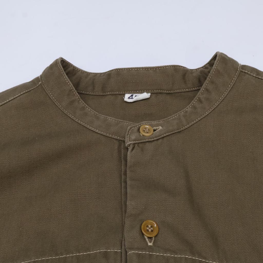 45R Beige x Khaki Autumn Basque 908 Ocean Smock Pull dress beigeUsed