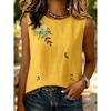Women's Camisole Tank Top Floral Graphic Plants Sleeveless Crew Neck Regular Tops Casual Summer Spring