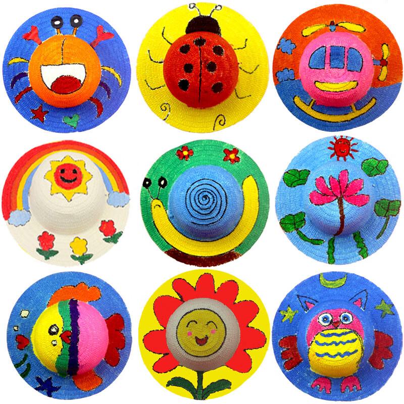 Kids DIY Art Straw Hat