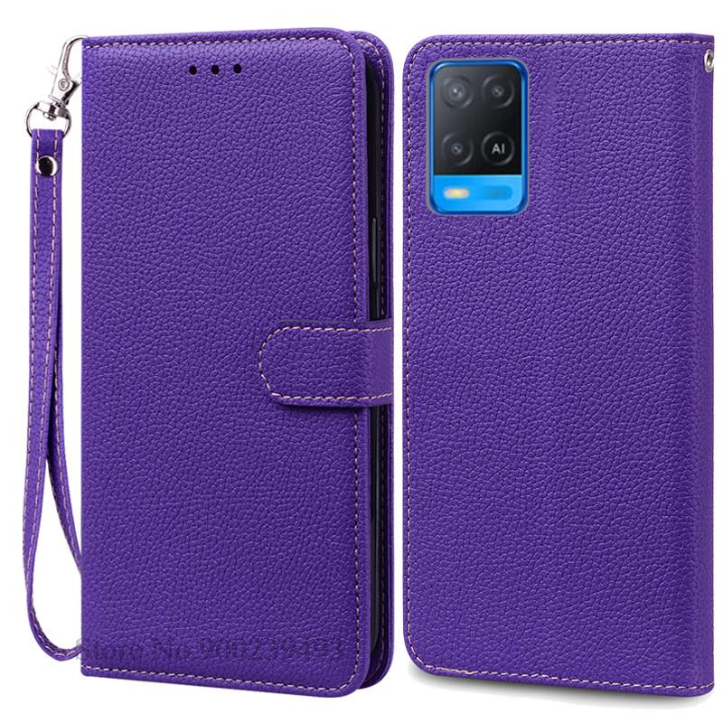 Pro pouzdro OPPO A54 A54 5G Peněženka Kožené výklopné pouzdro Pro pouzdro OPPO A54 5G CPH2239 CPH2195 OPPOA54 A 54 Nárazuvzdorné pouzdro na telefon Fundas