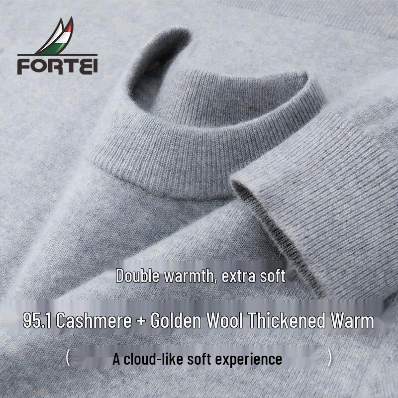 

Мужской свитер Futing с круглым вырезом, 95% кашемир 50