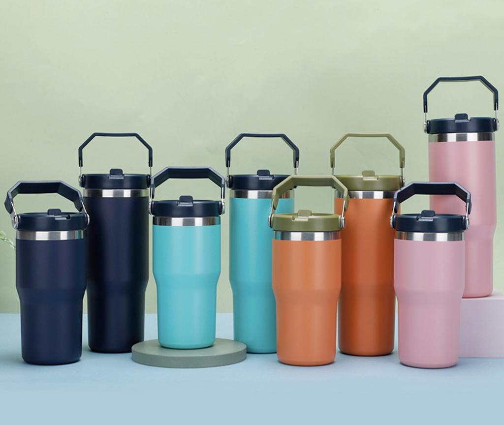 500ml 17oz Stainless Steel Creative Thermoses Vacuum Flask Tumbler Smart Water Bottle With Led Temperature Lid
