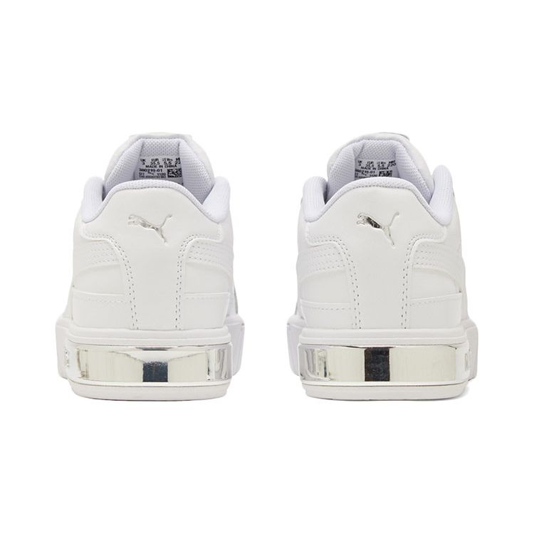 Puma Cali Star Metallic - Bílo-stříbrné dámské tenisky 380219-01