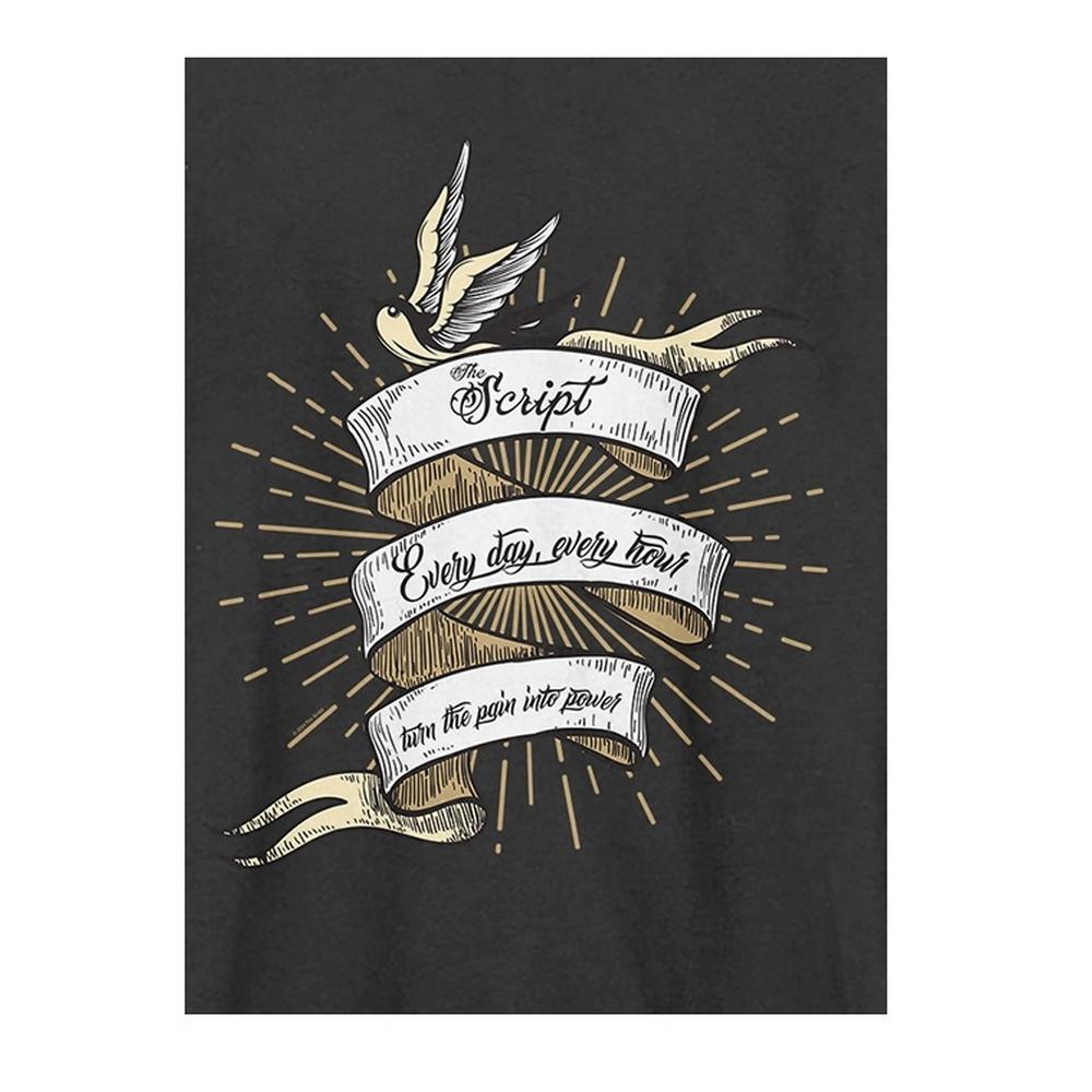 Amplified Unisex Adult Tattoo The Script T-Shirt