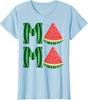 Funny Watermelon Mama Vintage Summer Fruit Mom T-Shirt Oversized T Shirt Cotton Casual Daily Four Seasons Tees Unisex