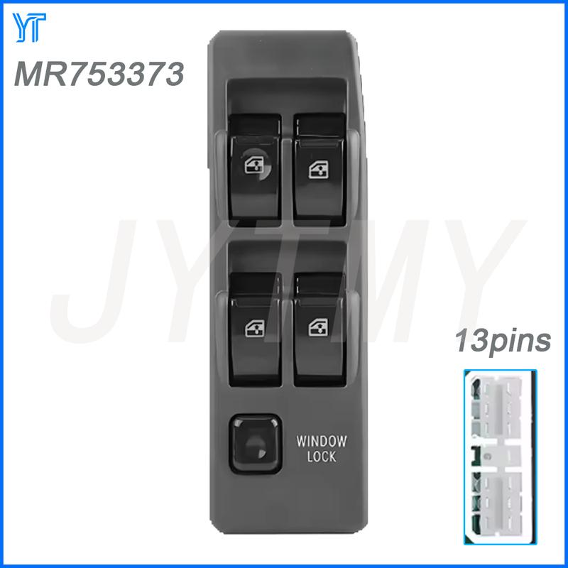 

For Mitsubshi Pajero Montero 1990-2003 Electric Window Control Switch Glass Lifter Replace Adjust Parts Car Accessories MR753373 MR753373