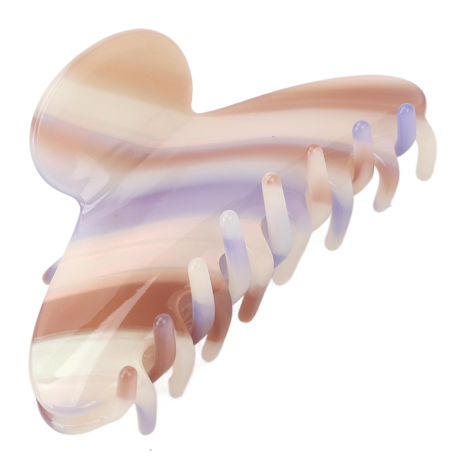 Hair Claw Clip Strong Hold Gradient Color Fashionable Hair Claw Clip for Women Girl Medium Size