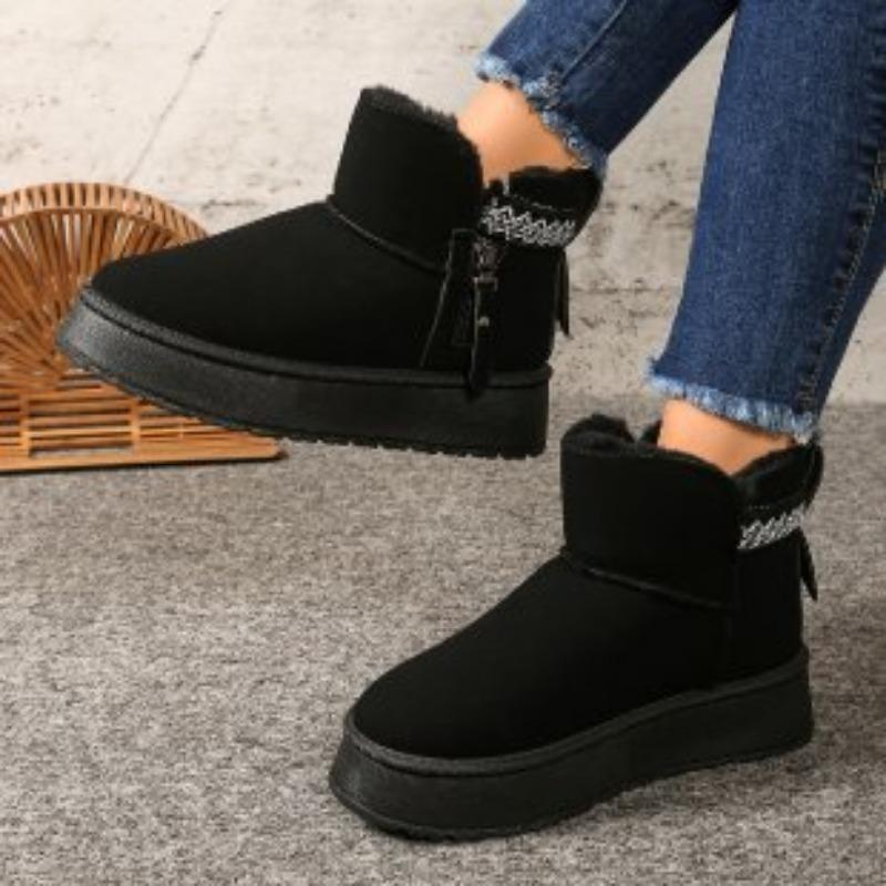 

Женские утепленные подкладкой мягкие толстые подошвы на платформе противоскользящие домашние уличные утолщенные теплые легкие удобные стремена хлопковые туфли сноубутсы 36