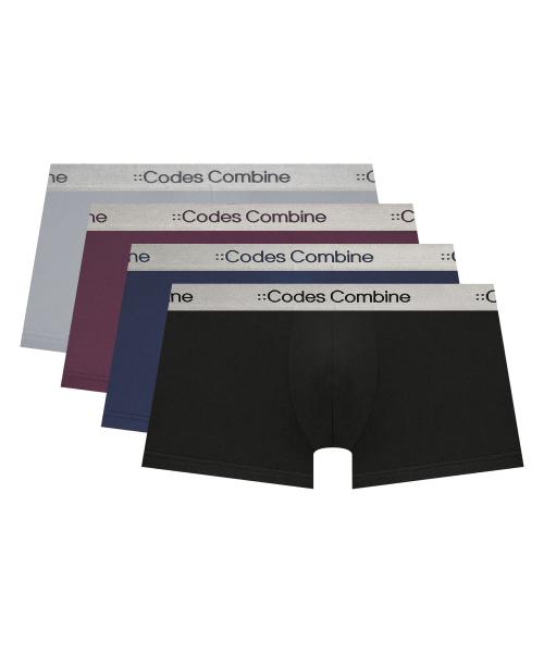 [Codes Combine Innerwear] Silver Band Shellon Drawers 4PACK [Shipped from Korea] 100% Authentic 95