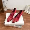 Grape mother high heels women's spring new 2025 French shallow mouth single shoes women's fashion versatile sexy stiletto women's shoes