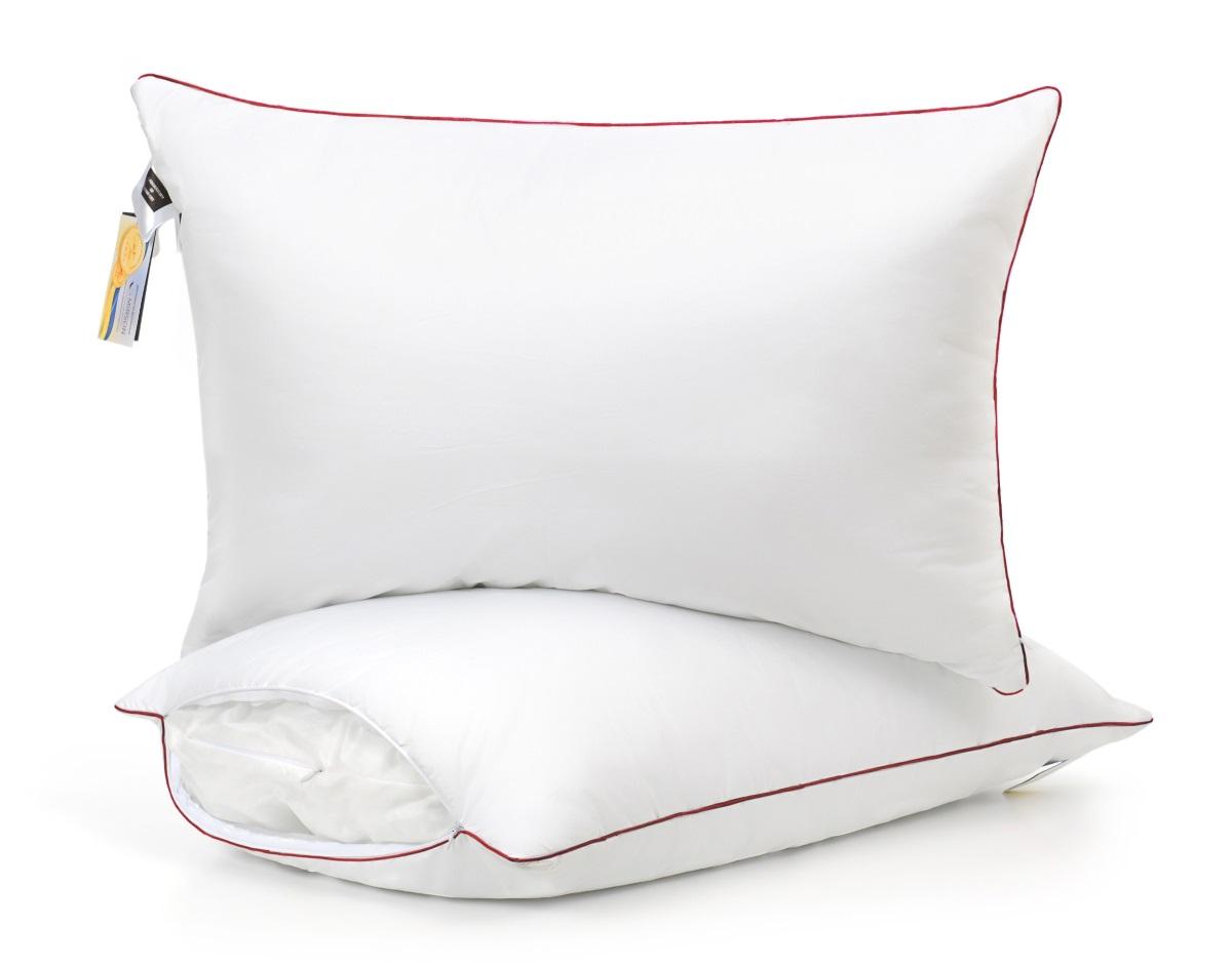 

Polyester (Anti-Allergen) Pillow DeLuxe Hand Made №1176 100% cotton, 100% polyester filling. Medium. 50*60 білий