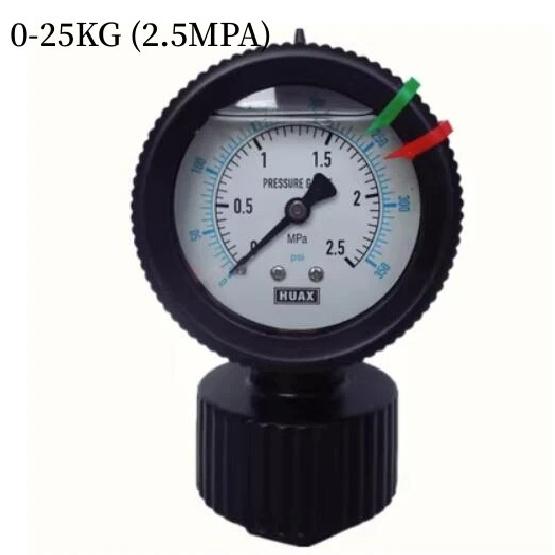 Xin Tester PP Diaphragm Pressure Gauge Plastic Double Sided PCB 2 Anti-corrosion Water Pressure Gauge 10kg 1 4 7kg PVC Acid