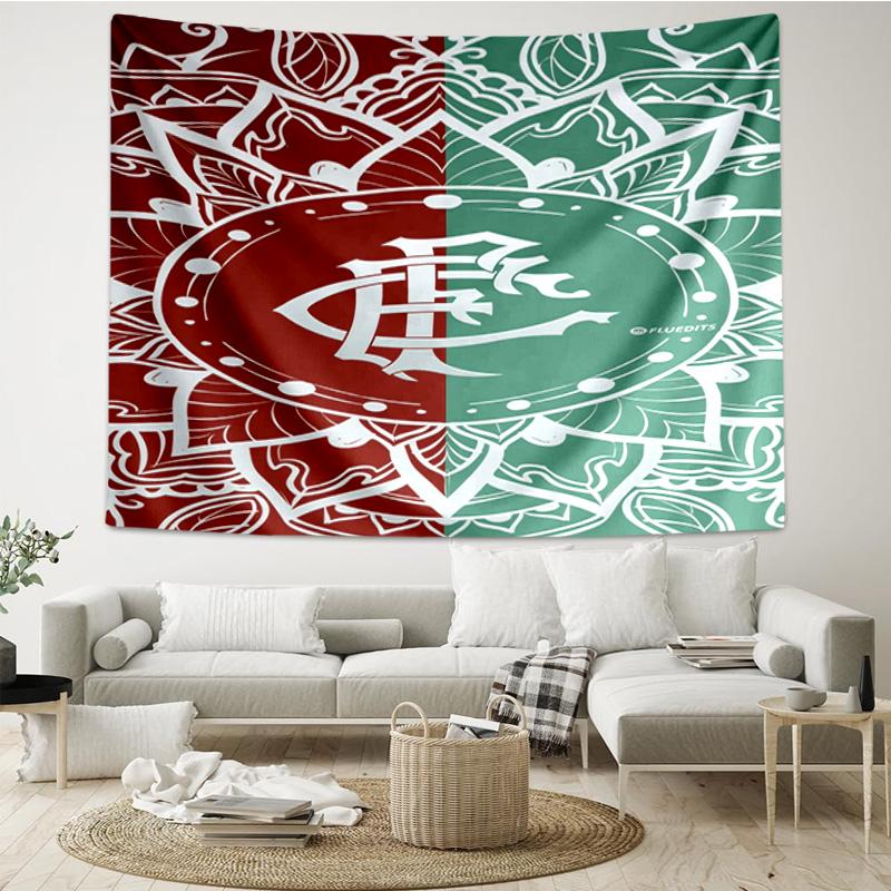 1PC Flumi-nense Mandala Pattern Printed Tapestry Room Decoration Wall Hanging for Living Room Bedroom, dormitory, Birthday and Christmas gifts