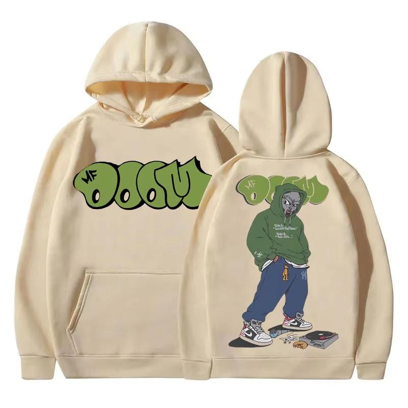Hot Sale Rapper Mf Doom Poster Graphic Print Hoodies Men Women Streetwear Hip Hop Sweatshirt Harajuku Y2K Fashion Loose Casual Oversized Pullover