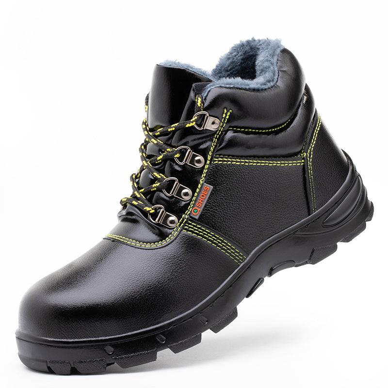 

Зимние теплые высокие хлопковые туфли с защитой от ударов и проколов 46