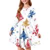Girls' Princess Dress - Long Sleeve A-Line T-Shirt Dress Christmas Day