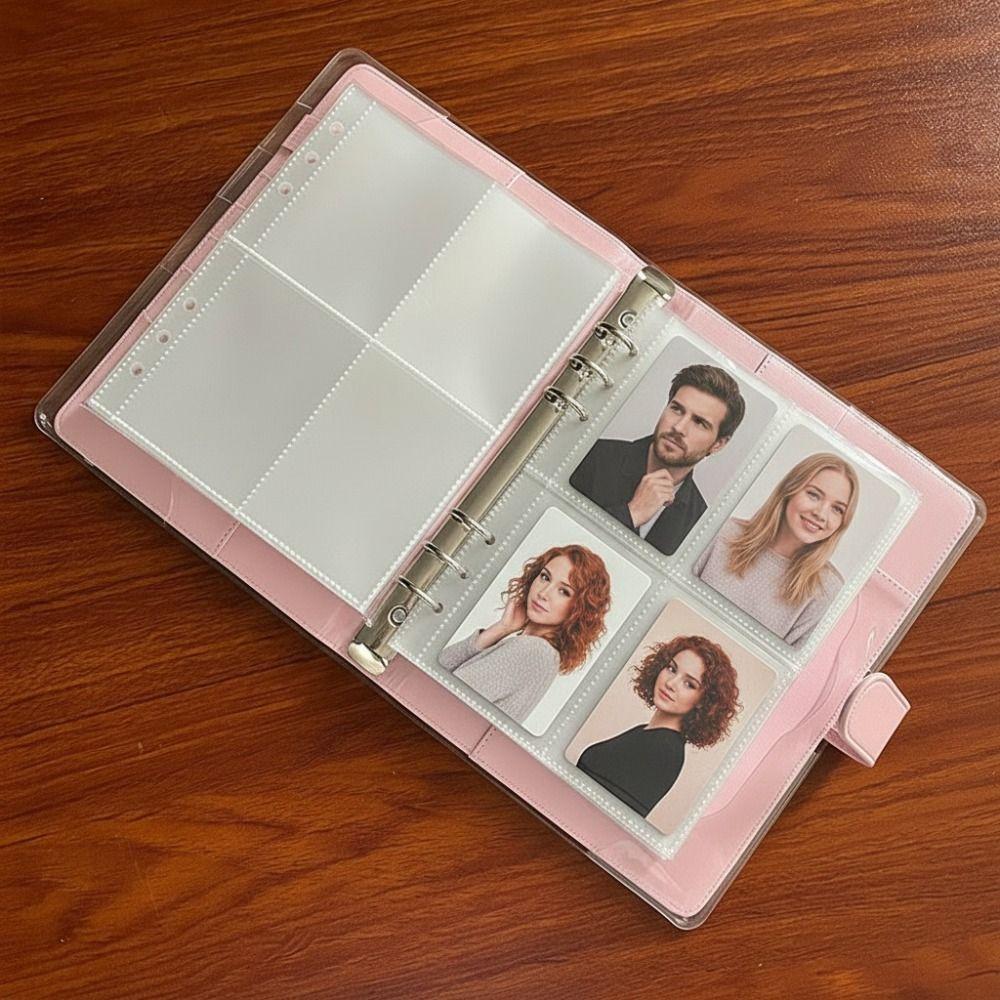 Inner Page Card Binder A5 Photocard Binder Sheets Transparent PP Acid Free Photo Album Refill Pages Photocard Holder