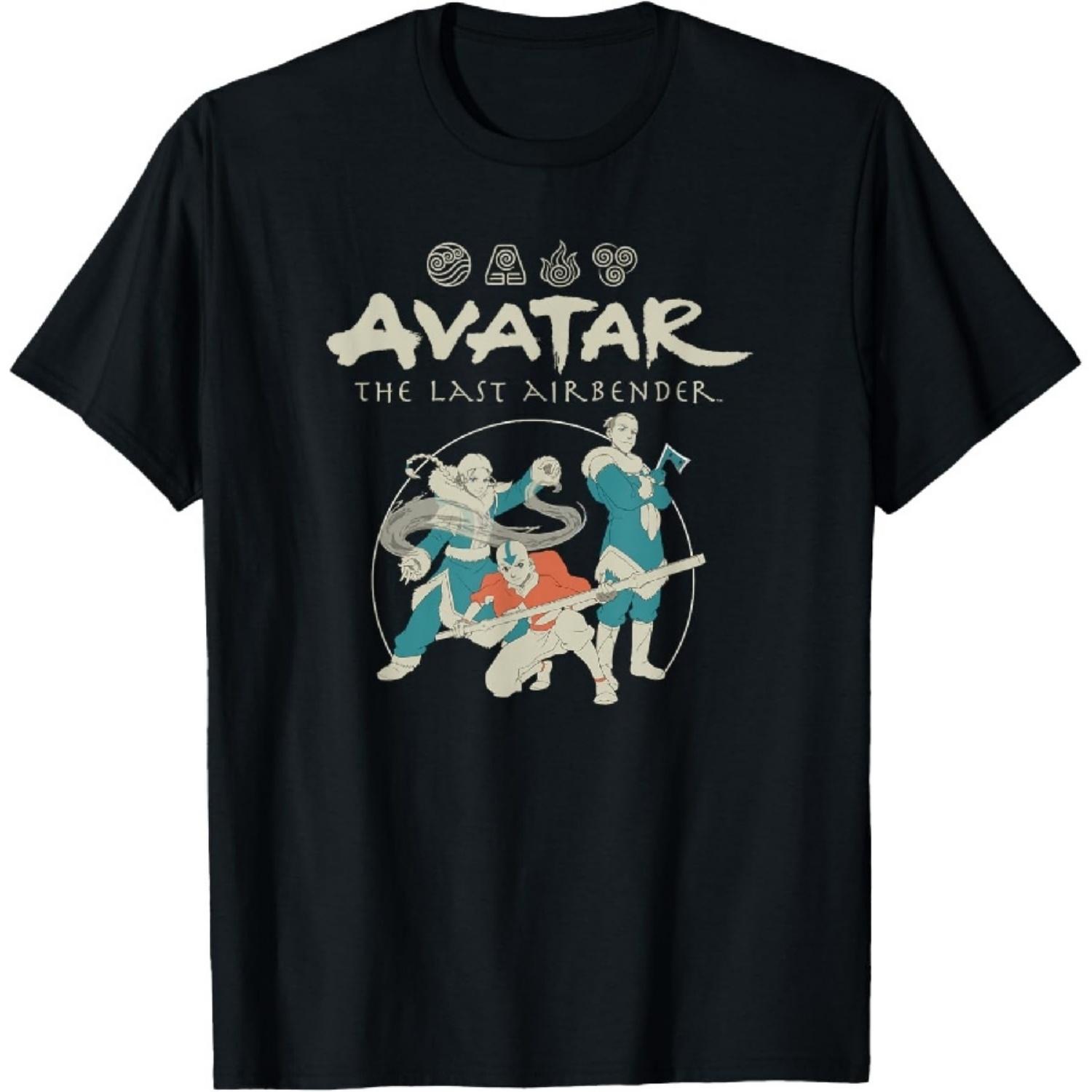 

The Last Airbender Book One Team Avatar Poster T-Shirt XXXXXL чорний
