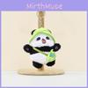 Soft And Cuddly Plush Panda Doll With Colorful Hat Perfect For Backpacks And Keyrings
