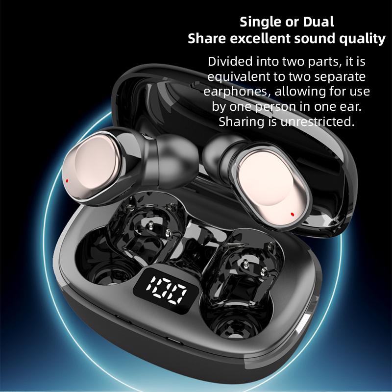 Wireless Earbuds Bluetooth 5.4 In-Ear Mini Earphones LED Digital Display Stereo Sound Headphones For iPhone Xiaomi Phones