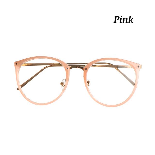 Classic Retro Optical Glasses Fashion Transparent Lens Women Men Eyeglasses Metal Frames Spectacles Clear Lenses Eyewear