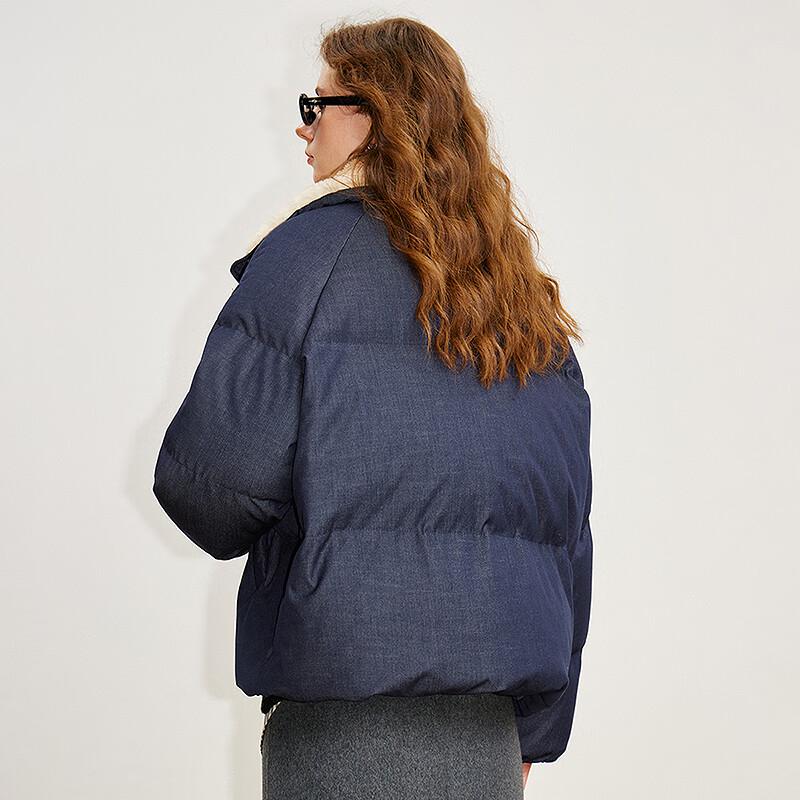 Chuyu Women's 2025 Winter Collegiate Puffer Down Jacket